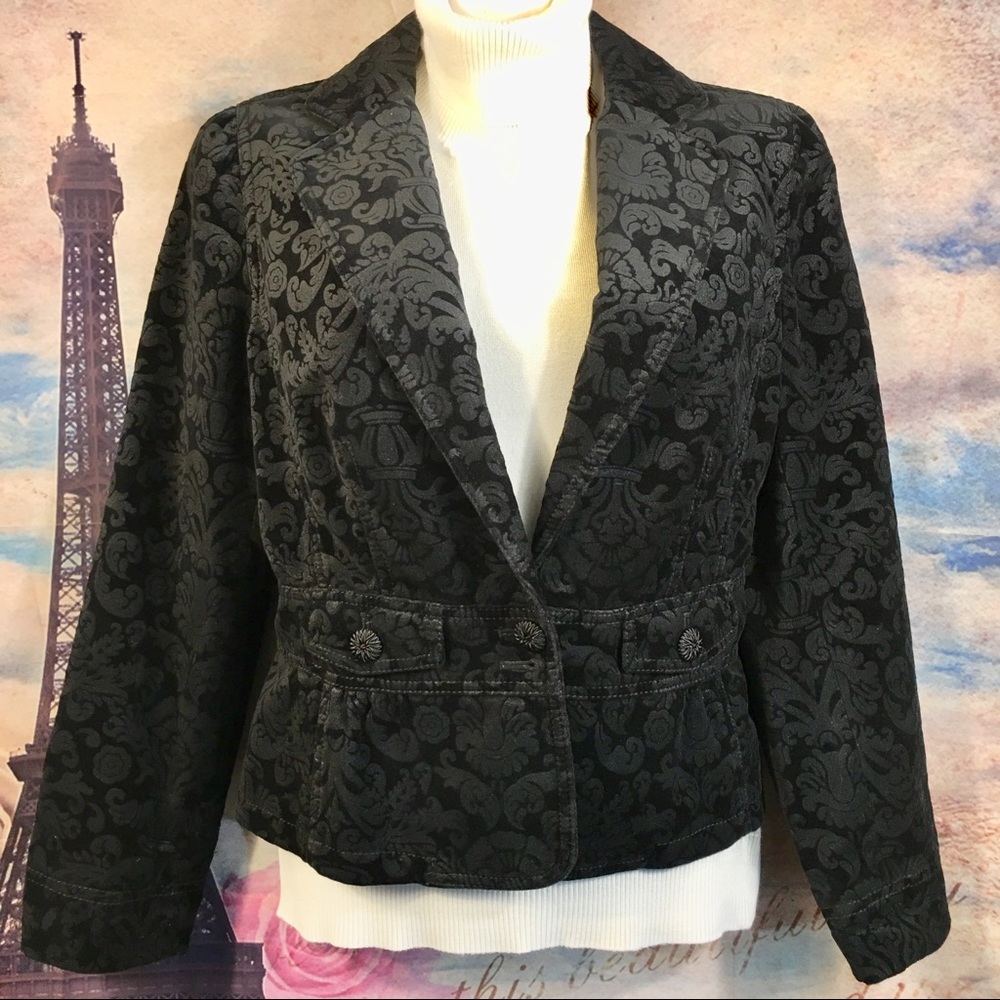 Loft black petite blazer  size 10